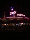 Mel`s Drive-In at Universal Studios, Orlando, Florida Royalty Free Stock Photo