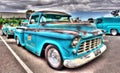 Classic 1950s Pepsi Cola Chevy pickup truck Royalty Free Stock Photo