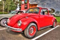 Classic 1970s German Volkswagen Beetle Royalty Free Stock Photo