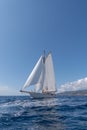 Classic sailing yacht