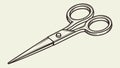Classic Scissors - Versatile Cutting Tool, vector design Generative AI Royalty Free Stock Photo