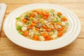 Classic Scotch Broth Vegetable Soup Bowl Royalty Free Stock Photo