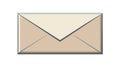 Classic Sealed Envelope Icon Vector Illustration, vector design Generative AI Royalty Free Stock Photo