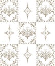 Classic seamless background pattern with carnation