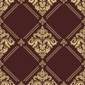 Classic Seamless Fine Pattern With Arabesques