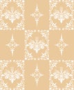 Classic seamless pattern with carnation