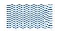 Classic Ocean Wave Water Texture Pattern, vector design Generative AI Royalty Free Stock Photo