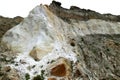 Alum Bay Isle of Wight, England, coloured cliffs.