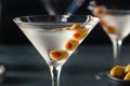 Classic Shaken Dry Vodka Martini Royalty Free Stock Photo