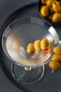 Classic Shaken Dry Vodka Martini Royalty Free Stock Photo