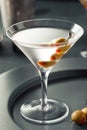 Classic Shaken Dry Vodka Martini Royalty Free Stock Photo