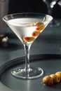 Classic Shaken Dry Vodka Martini Royalty Free Stock Photo