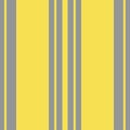 Classic shirting stripe in yellow and grey. Seamless vector pattern background. Stylish linear striped geometric