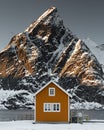 Classic shot in Reine, Lofoten Island, Norway Royalty Free Stock Photo