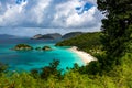 Classic shot of Trunk bay in St John, USVI Royalty Free Stock Photo