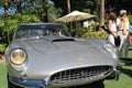 Classic silver Ferrari 250 gt speciale close up