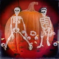 Classic Skeletons Halloween Retro 2