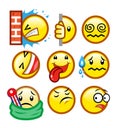 Classic smileys set 3