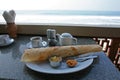 Classic South India cuisine for breakfast overlooking the beach