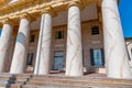 Classic southern architecture detail pillars Royalty Free Stock Photo