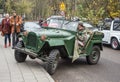 Classic Soviet GAZ old military truck