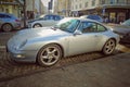 Classic sport car Porsche Carrera private car parked