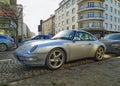 Classic sport car Porsche Carrera private car parked