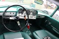 Classic sports car interior dials Royalty Free Stock Photo