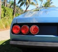 Classic sports car tail lights Royalty Free Stock Photo