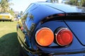 Classic Ferrari sports car tail lights Royalty Free Stock Photo