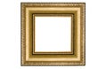 Classic square golden frame