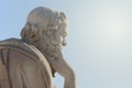 Classic statue of philosopher Socrates Royalty Free Stock Photo