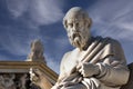 classic statue of greek philosopher Plato Royalty Free Stock Photo