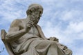 Classic statues Plato close up