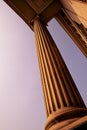 Classic Stone Column, London, UK Royalty Free Stock Photo