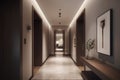 Classic style hallway interior in the hotel or luxury house Royalty Free Stock Photo