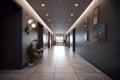 Classic style hallway interior in the hotel or luxury house Royalty Free Stock Photo