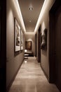 Classic style hallway interior in the hotel or luxury house Royalty Free Stock Photo