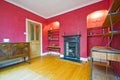 Classic style living room in red