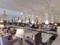 Classic styled hotel lobby interior Royalty Free Stock Photo