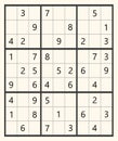 Classic Sudoku. Grids with numbers on white background, illustration