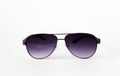 Classic sunglasses on a white background. Isolated object. Royalty Free Stock Photo