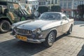 Classic beautiful elegant veteran Swedish car Volvo P1800 parked