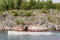 Classic Swedish motoryacht Vigor Stockholm archipelago