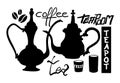 Classic teapot illustration