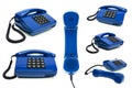 Classic telephone collection Royalty Free Stock Photo