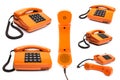 Classic telephone collection Royalty Free Stock Photo
