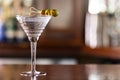 The Classic Three Olive Vodka Martini Royalty Free Stock Photo