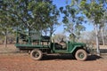 A classic  Toyota Land Cruiser pickup in the Northern Territory of Australia Royalty Free Stock Photo