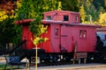 Classic train downtown Shelton Washington USA Royalty Free Stock Photo